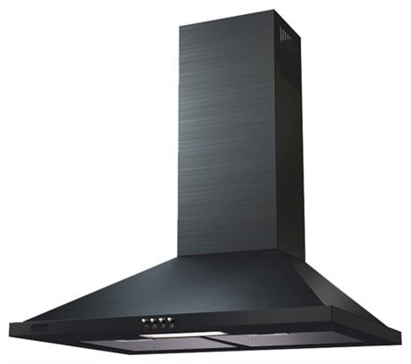 фото: Кухонная вытяжка Krona Bella 600 black push button