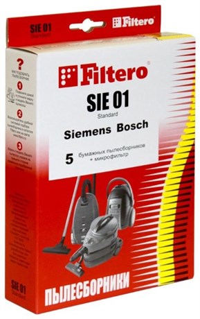 фото: Filtero SIE 01 (5) Standard, пылесборники