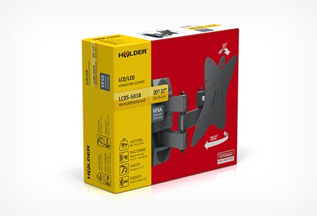 фото: Кронштейн для ТВ Holder LCDS-5038 металлик