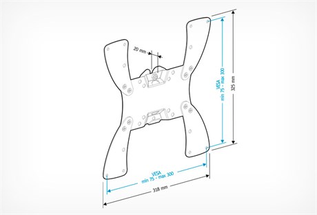 фото: Кронштейн для ТВ Holder LCDS-5057 черный