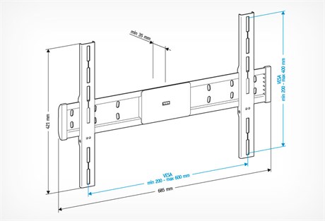фото: Кронштейн для ТВ Holder LCD-F6608 черный