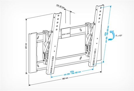 фото: Кронштейн для ТВ Holder LCD-T4608 черный