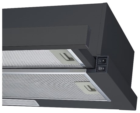 фото: Кухонная вытяжка LEX Hubble G 500 black