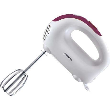 фото: Миксер Polaris PHM 3018 белый/бордовый