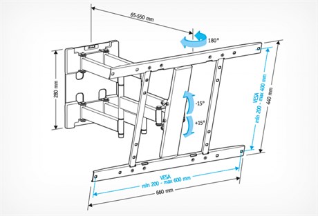 фото: Кронштейн для ТВ Holder LCD-SU6602