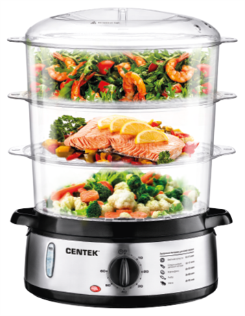 фото: Пароварка Centek CT-1457