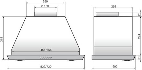фото: Кухонная вытяжка ELIKOR S4 52Н-700-Э4Д