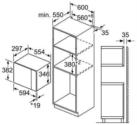 фото: Микроволновая печь Bosch BFL524MS0
