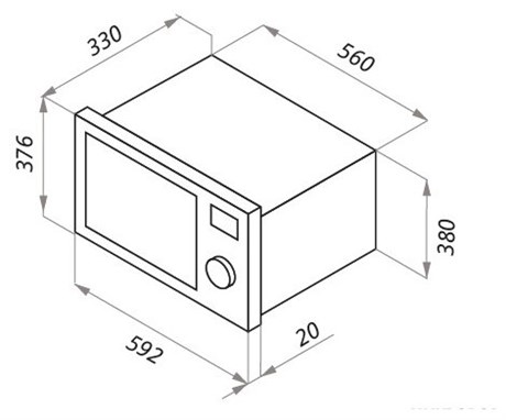 фото: Микроволновая печь Maunfeld JBMO.20.5GRBG