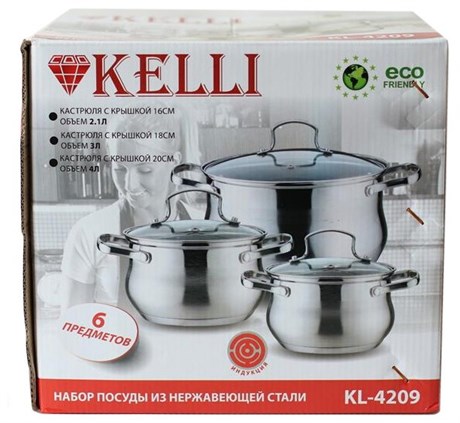 фото: Набор посуды Kelli KL-4209