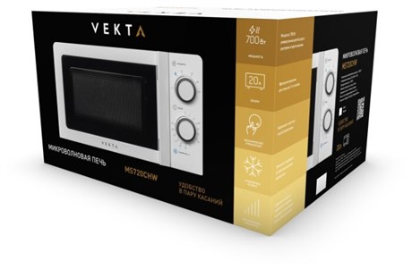 фото: Микроволновая печь Vekta MS720CHW