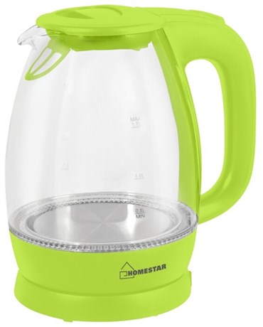 фото: Электрический чайник Homestar HS-1012 зеленый