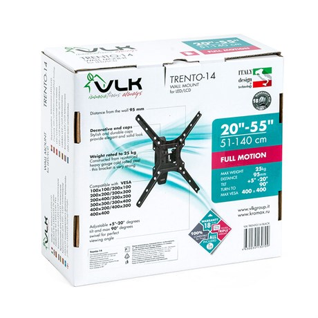 фото: Кронштейн для ТВ VLK Trento 14 black