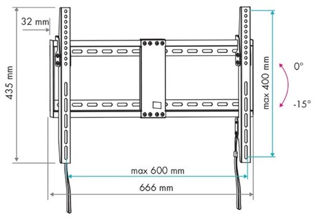 фото: Кронштейн для ТВ VLK Trento 39 black