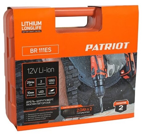 фото: Дрель-шуруповерт Patriot BR 111ES