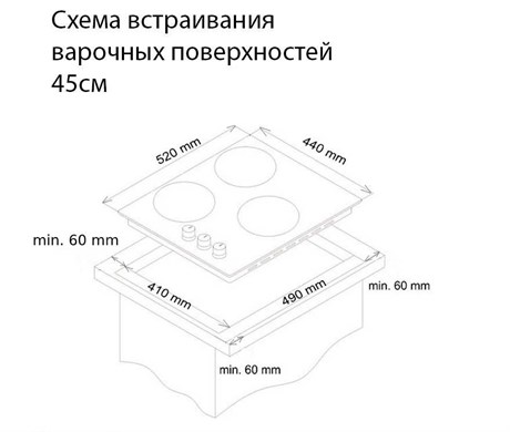 фото: Варочная панель Simfer H45D13B020