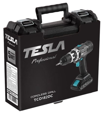 фото: Дрель-шуруповерт Tesla TCD182DC