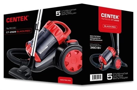 фото: Пылесос Centek CT-2528 красный