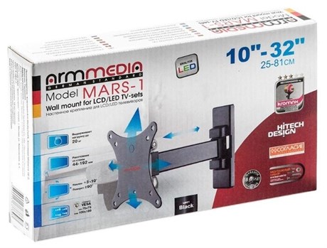 фото: Кронштейн для ТВ ARM Media MARS-01