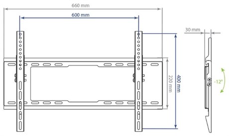 фото: Кронштейн для ТВ Kromax Ideal-102