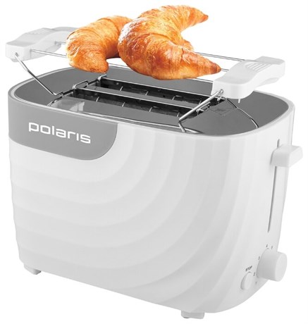 фото: Тостер Polaris PET 0720 белый/серый