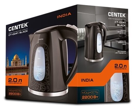 фото: Электрический чайник Centek CT-0041 черный