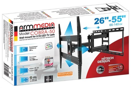 фото: Кронштейн для ТВ ARM Media Cobra-50