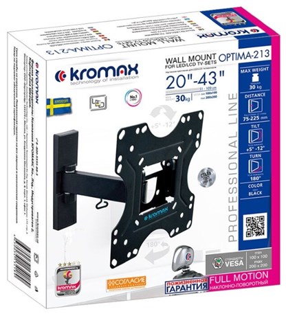фото: Кронштейн для ТВ Kromax Optima-213