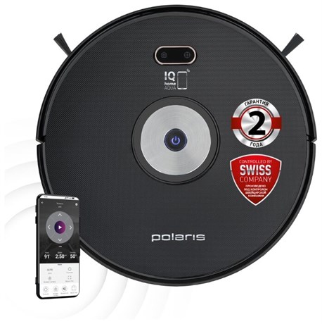 фото: Пылесос Polaris PVCR 3200 IQ Home Aqua черный