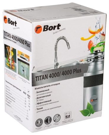 фото: Измельчитель пищевых отходов Bort Titan 4000 Plus