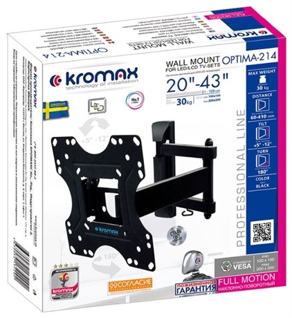 фото: Кронштейн для ТВ Kromax Optima-214