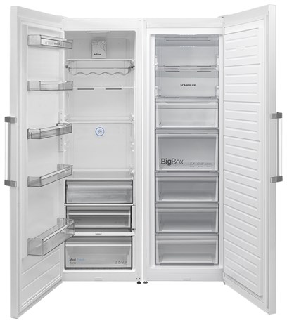 фото: Холодильник Scandilux SBS711EZ12W
