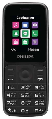 фото: Сотовый телефон Philips Xenium E125 черный