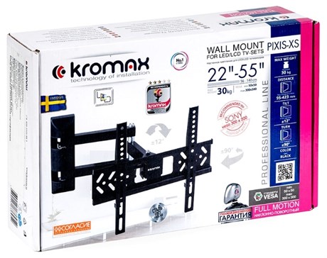 фото: Кронштейн для ТВ Kromax Pixis-XS