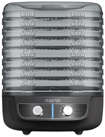 фото: Сушилка для овощей Marta MFD-8083PS черный жемчуг