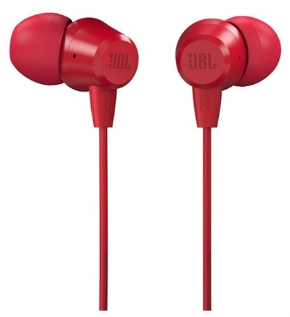фото: Наушники JBL C50HI красный