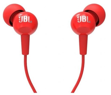 фото: Наушники JBL C100SI красный