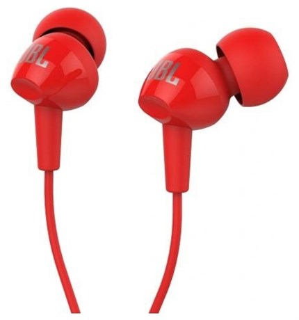 фото: Наушники JBL C100SI красный