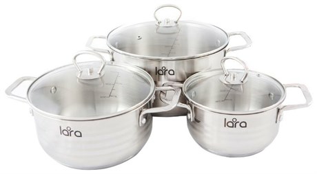 фото: Набор посуды Lara LR02-80 Standart 6 пр.