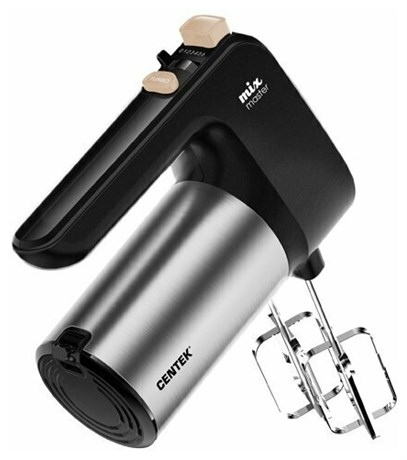 фото: Миксер Centek CT-1123 черный/бежевый