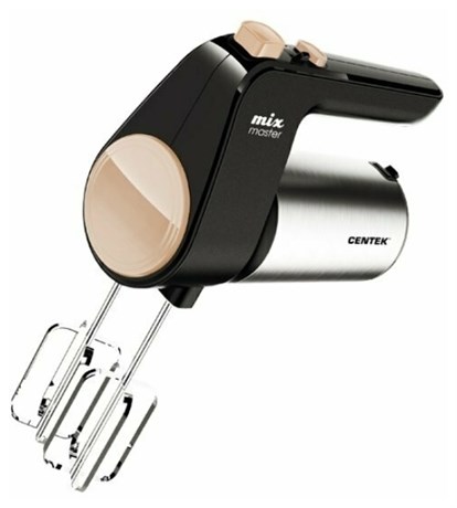 фото: Миксер Centek CT-1123 черный/бежевый