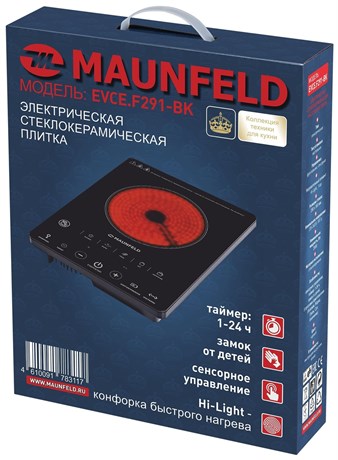 фото: Электрическая плита Maunfeld EVCE.F291-BK