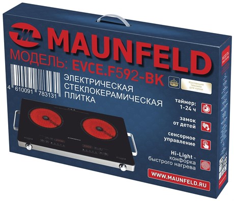 фото: Электрическая плита Maunfeld EVCE.F592-BK