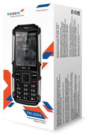 фото: Сотовый телефон Texet TM-D314