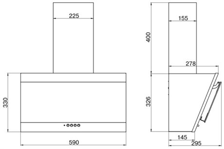 фото: Кухонная вытяжка ELIKOR Титан 60П-430-К3Д черный