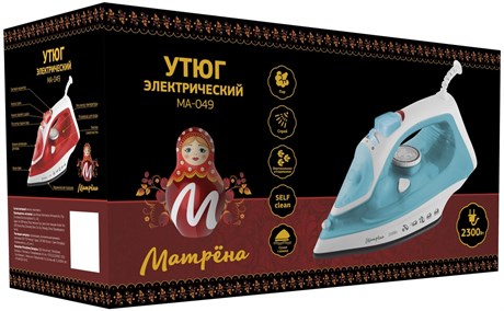 фото: Утюг Матрёна МА-049 бирюзовый