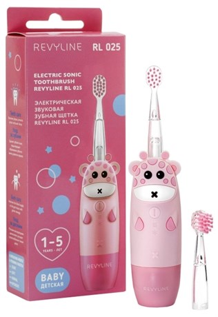 фото: Электрическая зубная щетка Revyline RL025 Baby розовый