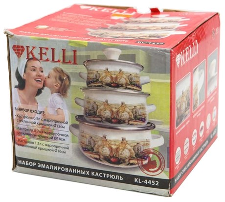 фото: Набор посуды Kelli KL-4452
