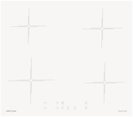 фото: Варочная панель Krona ORIGANO 60 WH