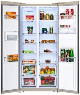 фото: Холодильник Hiberg RFS-484DX NFYm inverter